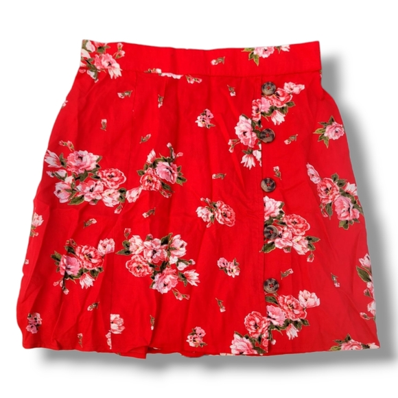 Band of Gypsies Dresses & Skirts - Band of Gypsies Floral A-Line Mini Skirt